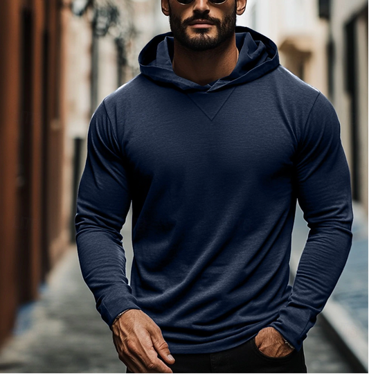Heren Fleece Jacket met Kap - StudioMarella
