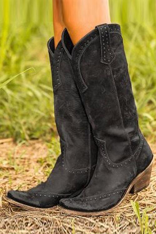 Cowboy Laarzen Vrouw Elegante Comfortabele Stijl