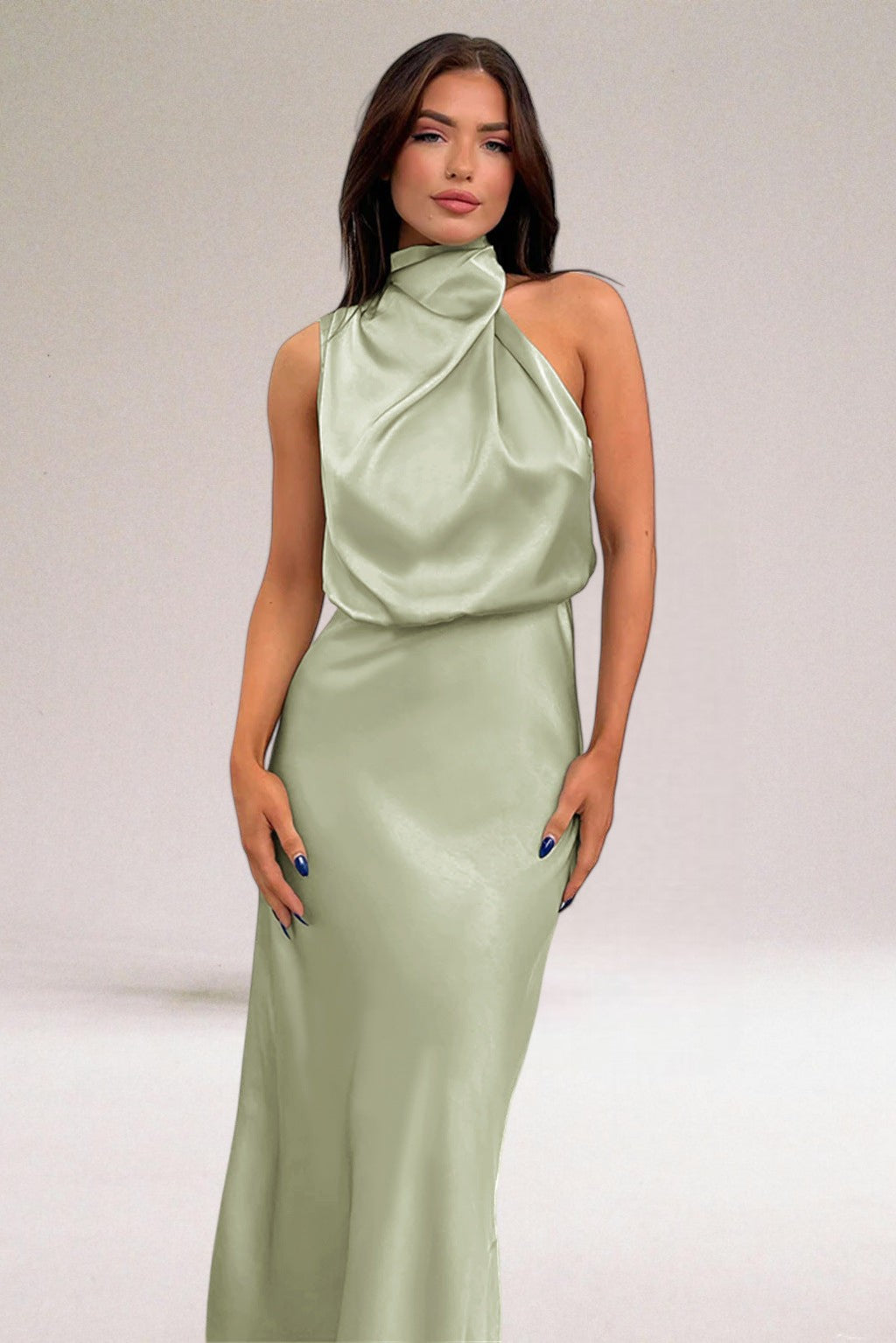 Vrouwelijke Halterjurk Elegante Zomerjurk - StudioMarella