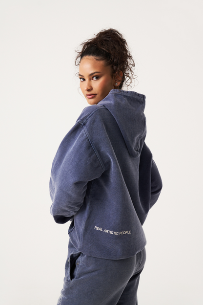 Unisex Hoodie Streetwear For The Culture Zwart