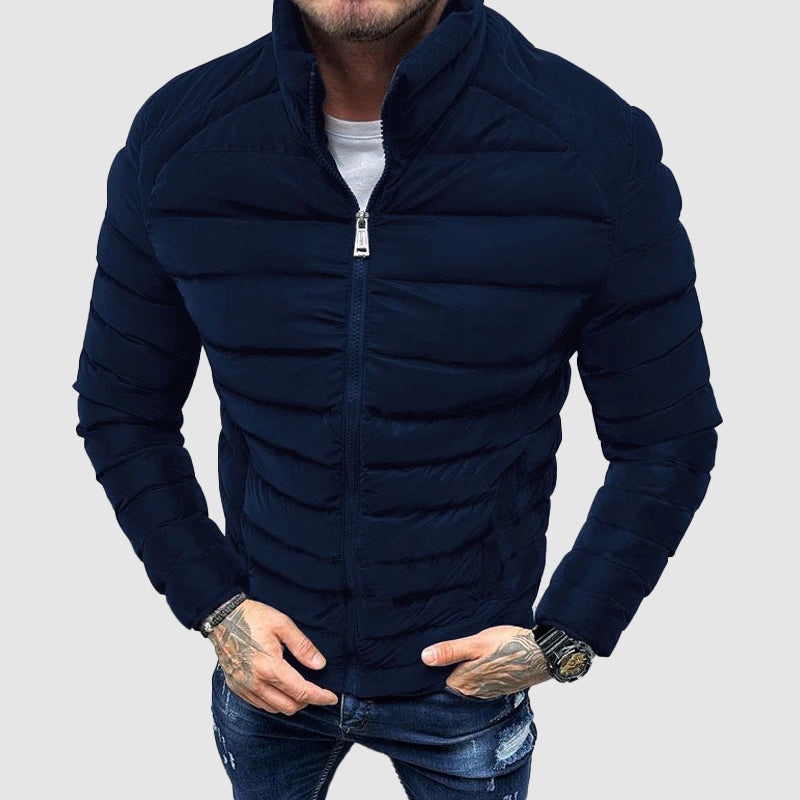 Dunne Slim Fit Jas Trapuntata