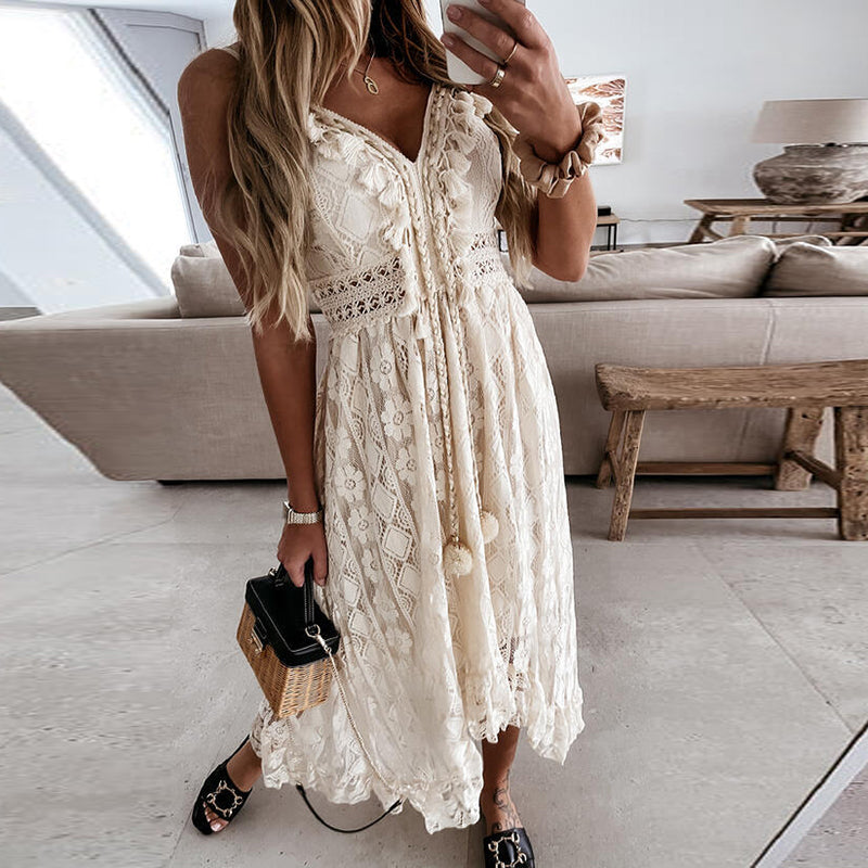Boho Jurk Elegante Vrouwenkleding Zomermodel
