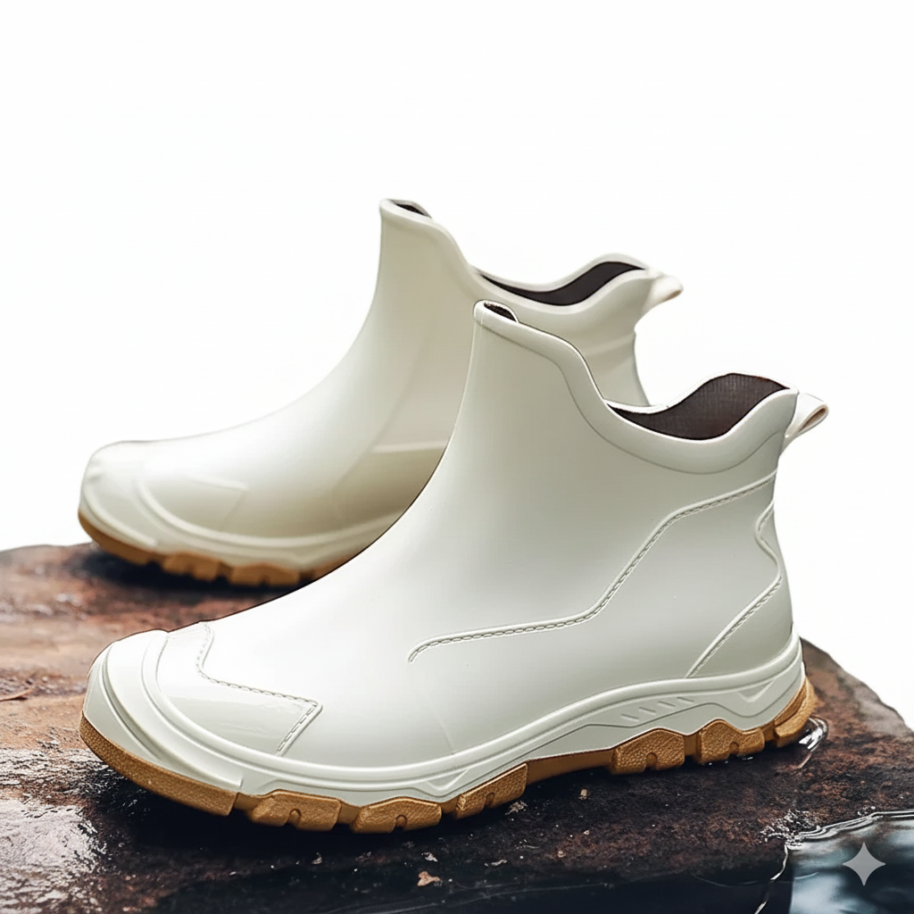 Heren Regenlaarzen Enkellaars Waterdicht Antislip Zool
