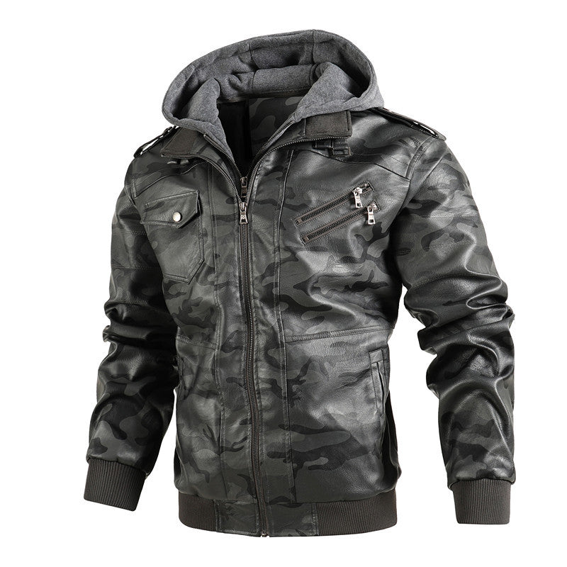 Gavino | Elegante e comoda giacca in pelle con cappuccio 5