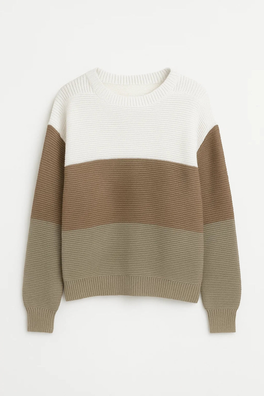 Gebreide Trui Ronde Hals Comfortabel Casual Kleurrijk - StudioMarella