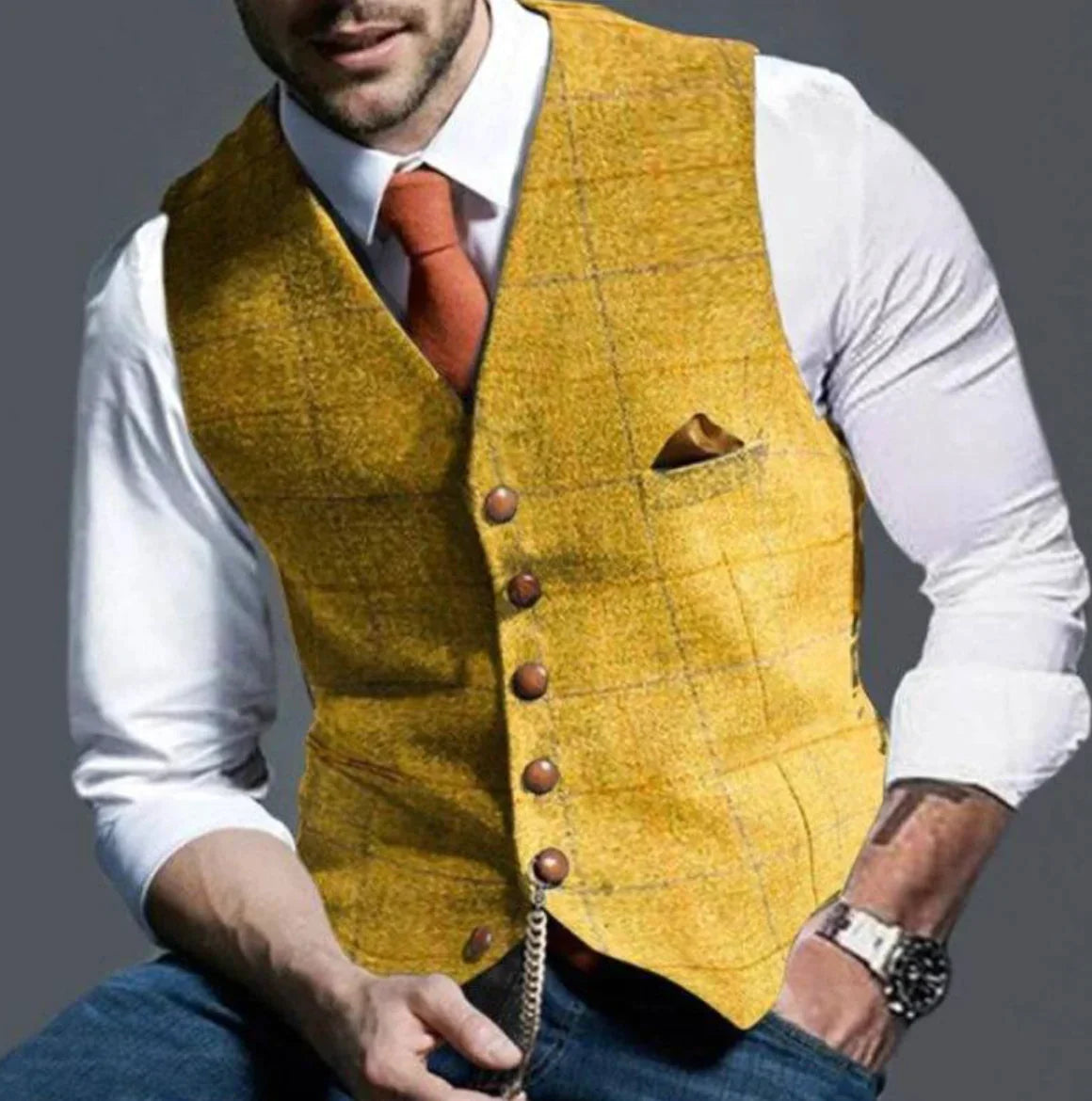 Geordy | Elegant mouwloos herenvest 2