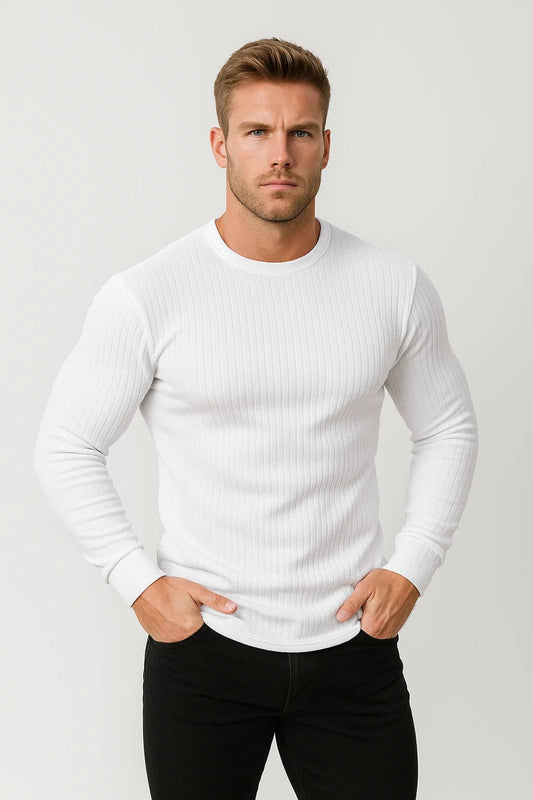 Heren Longsleeve Casual Comfortabel voor alle seizoenen - StudioMarella