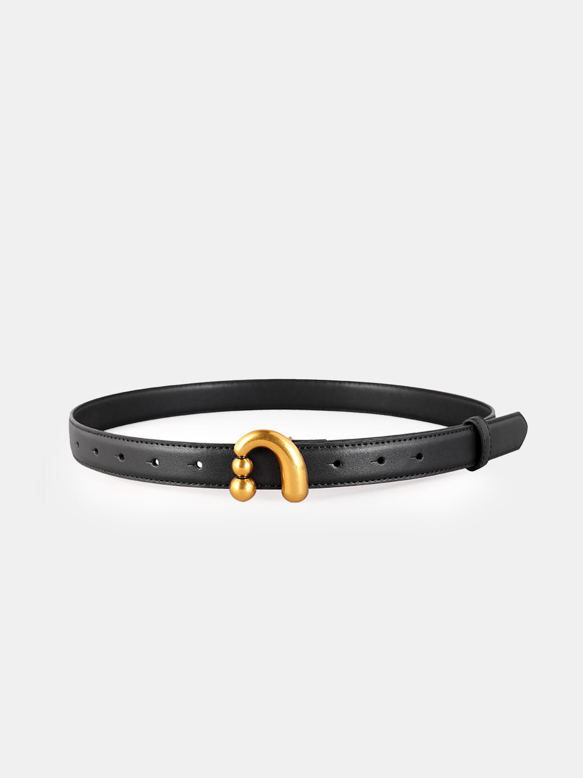 Leren Riem voor Dames met Gouden Gesp Luxe Stijl - StudioMarella