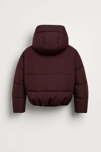 Dames Gewatteerde Jas Oversized met Capuchon Warm