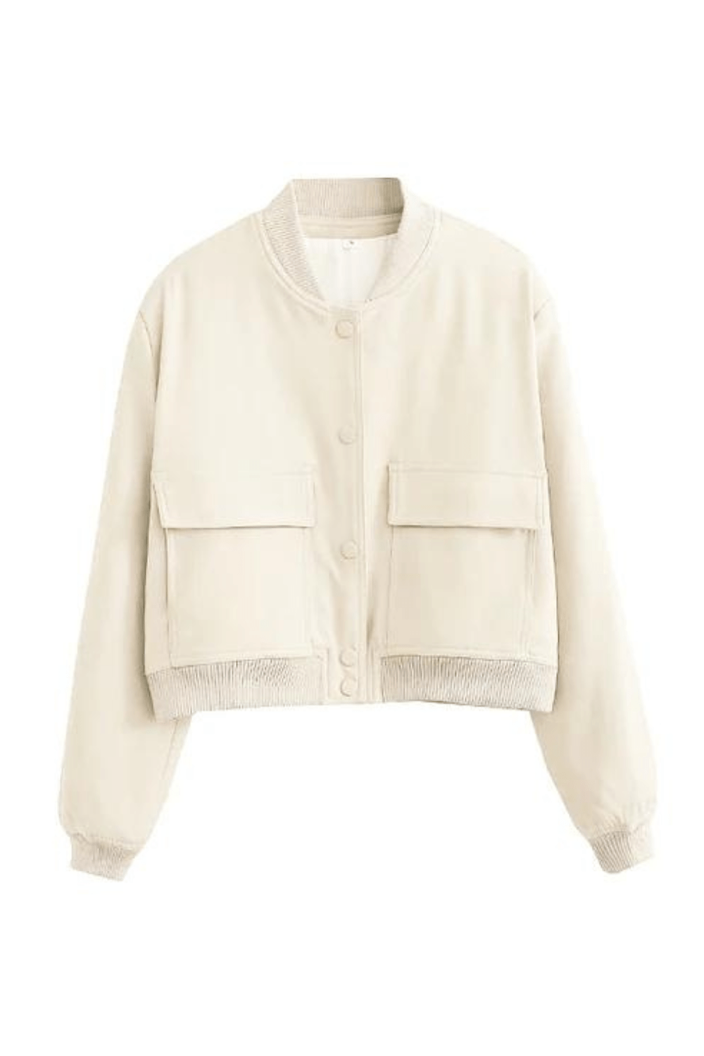 Korte Button-Up Jas College Stijl voor Vrouw - StudioMarella
