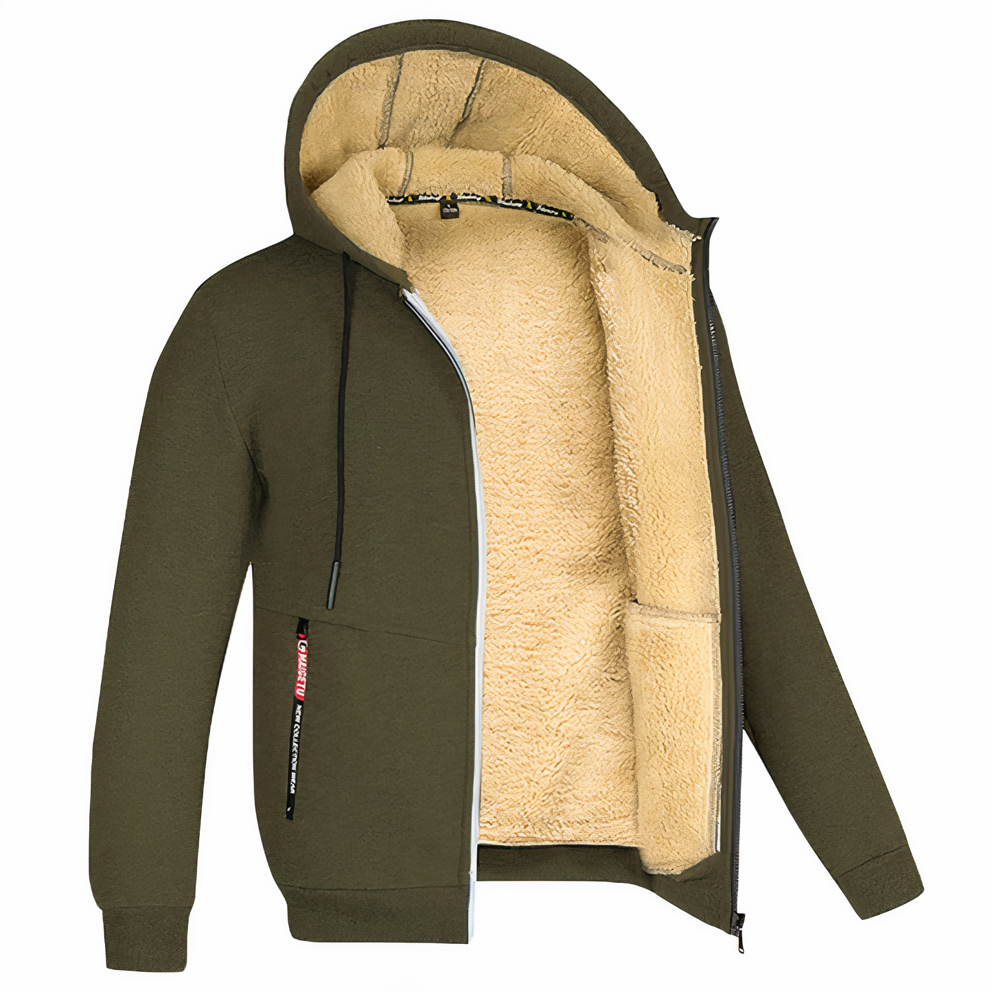 Gilberto | Warm jack met fleecevoering voor de winter 2