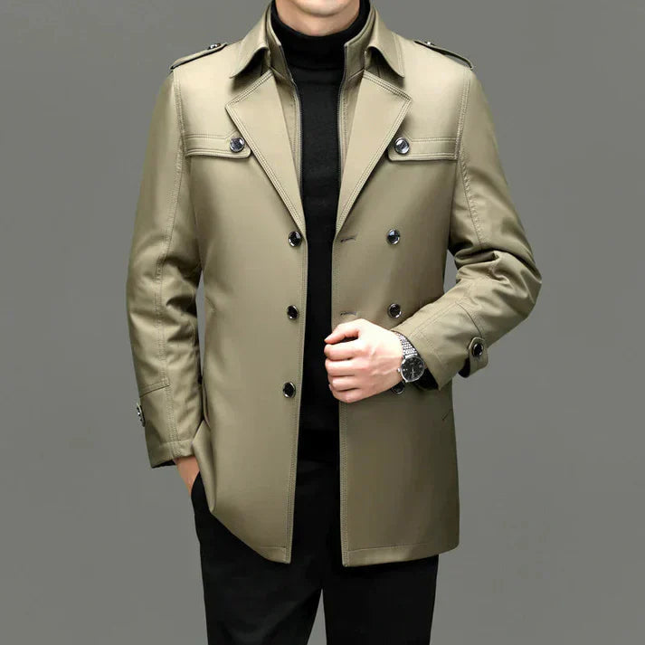 Heren Trenchcoat Klassiek en Waterdicht - StudioMarella