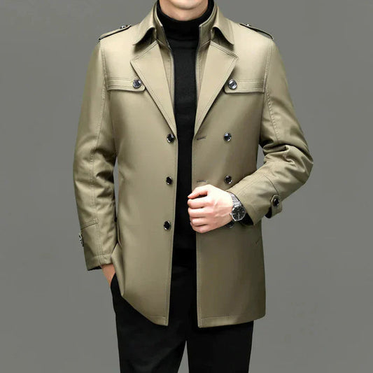 Heren Trenchcoat Klassiek en Waterdicht - StudioMarella