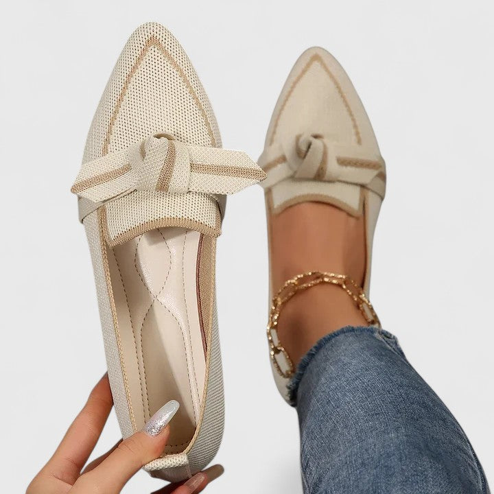Gina Dames Loafers | Elegante Spitse Neus met Knoopdetail 6
