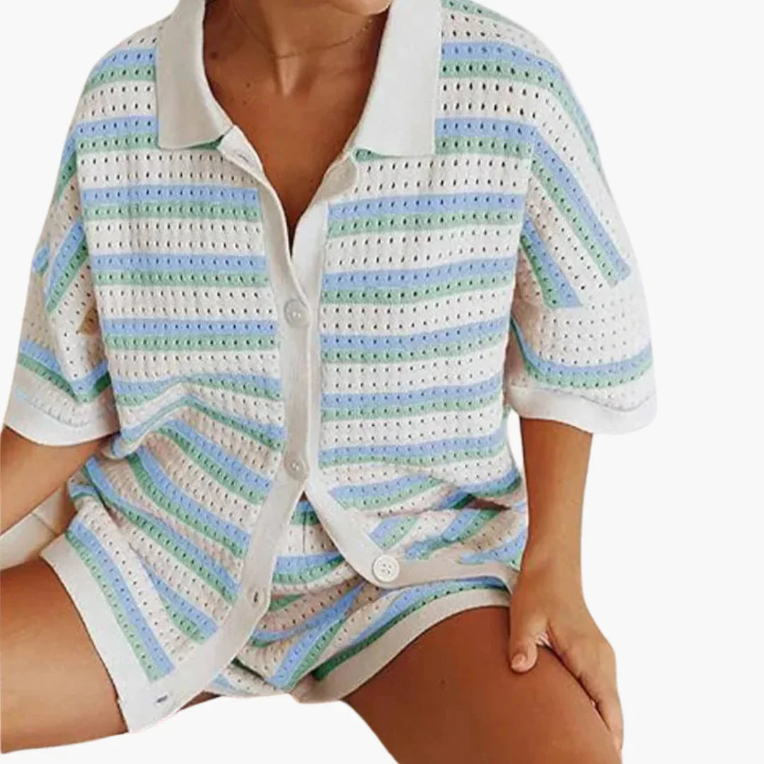 Gina Dames Zomeroutfit | Gehaakte 2-delige Set, Lichtgewicht en Ademend 5