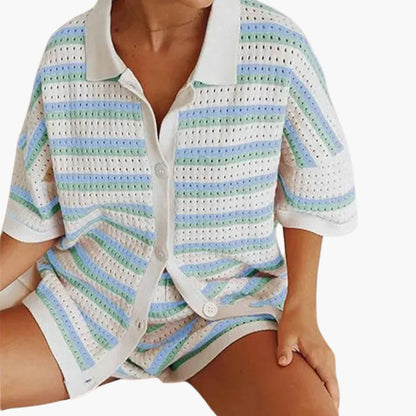 Gina Dames Zomeroutfit | Gehaakte 2-delige Set, Lichtgewicht en Ademend 5