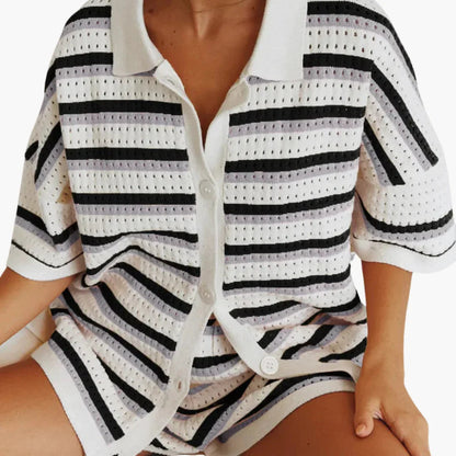 Gina Dames Zomeroutfit | Gehaakte 2-delige Set, Lichtgewicht en Ademend 8