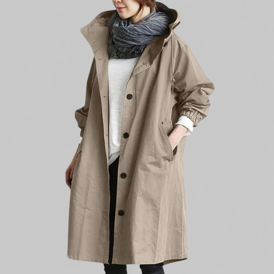 Dames Trenchcoat Waterdicht Regenjas