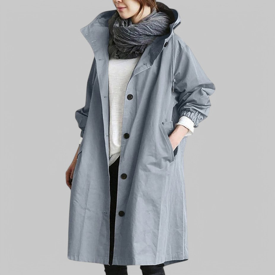 Dames Trenchcoat Waterdicht Regenjas