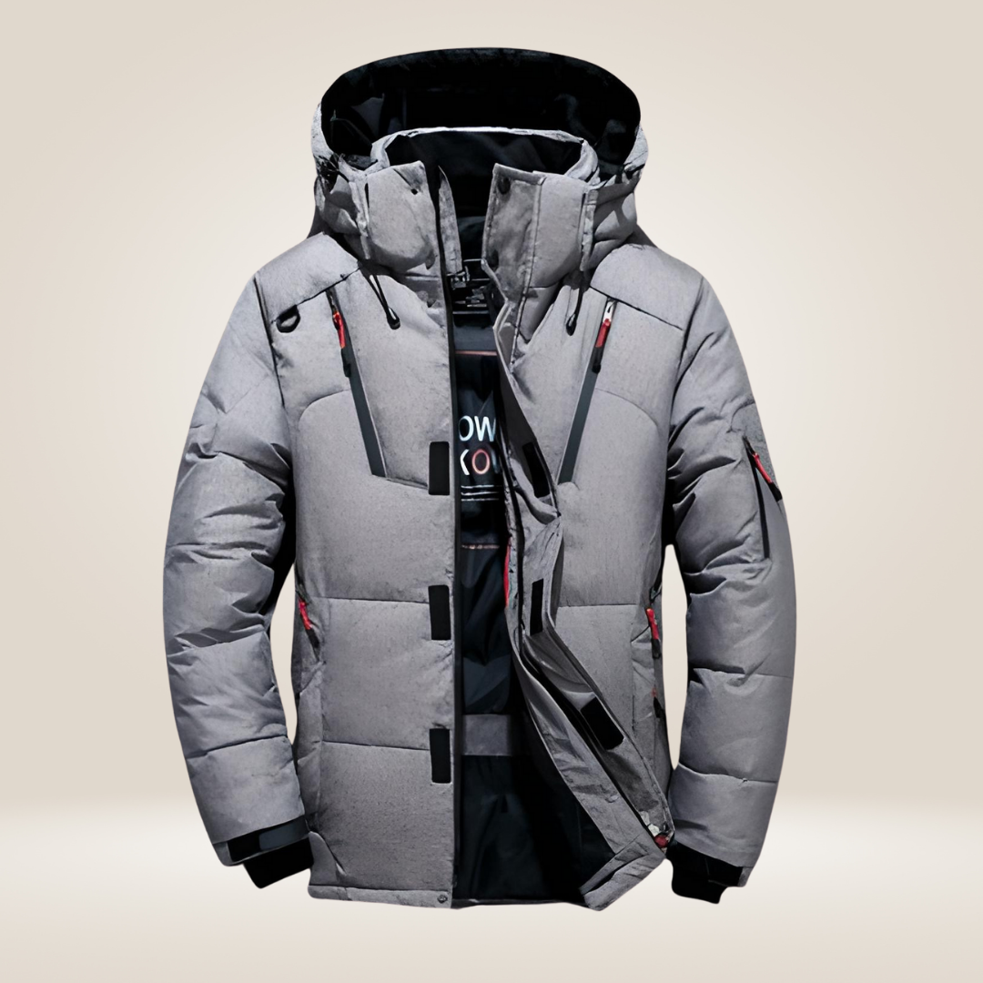 Warme Winterjas Comfortabel Design voor Heren