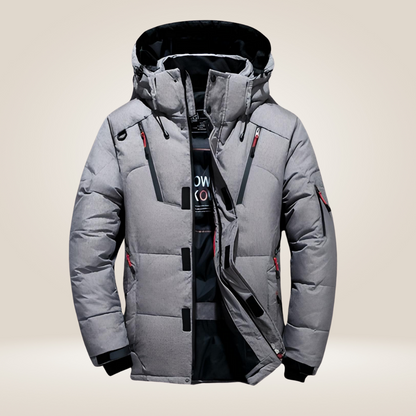 Warme Winterjas Comfortabel Design voor Heren