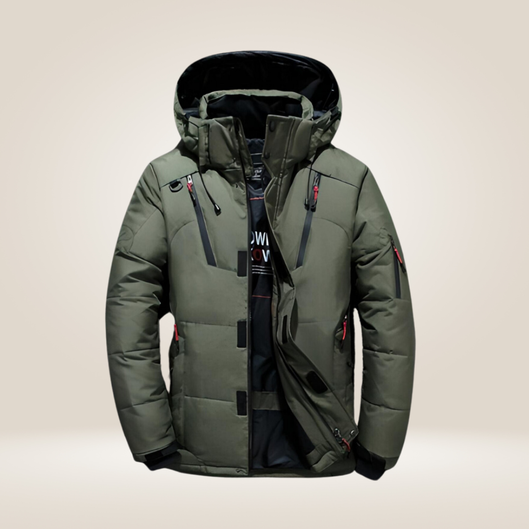 Warme Winterjas Comfortabel Design voor Heren