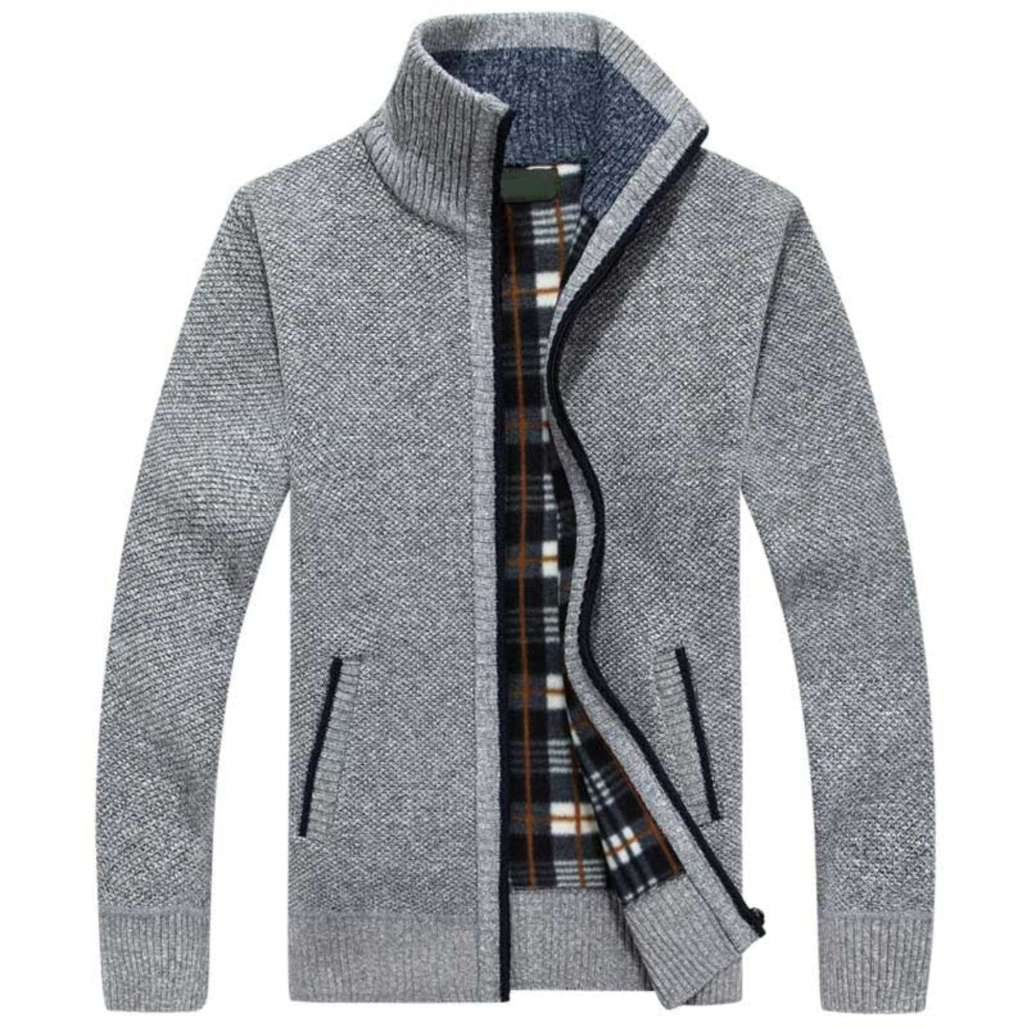 Heren Vest Casual met Kraag en Zijzakken