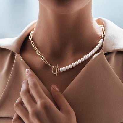 Parelsieradenset met Armband en Ketting Elegante Set