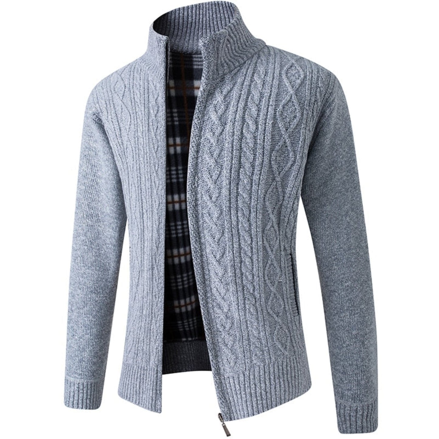 Heren Vest Casual met Kraag en Zijzakken