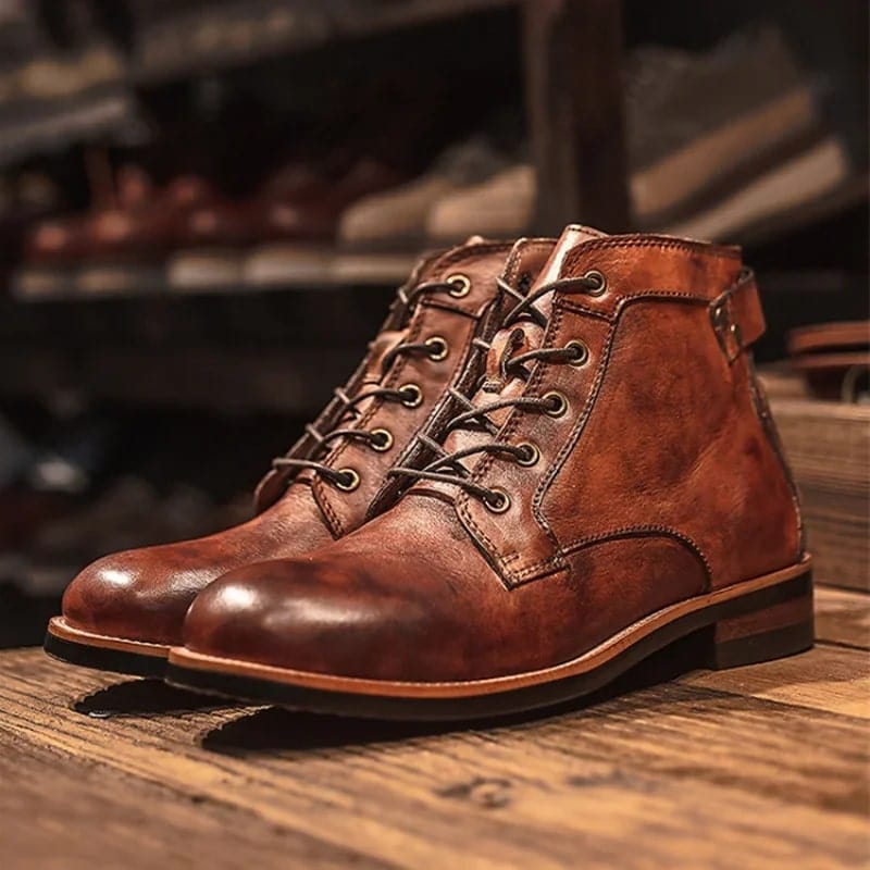Heren Winterboots Warm en Comfortabel Retro Stijl