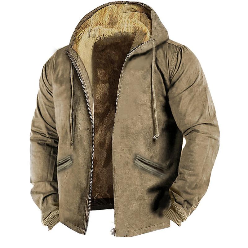 Heren Winterjas Sherpa Voering Warm en Waterdicht