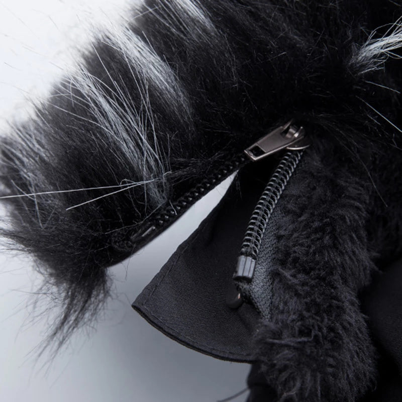 Heren Parka Warm en Waterdicht met Capuchon Bontkraag