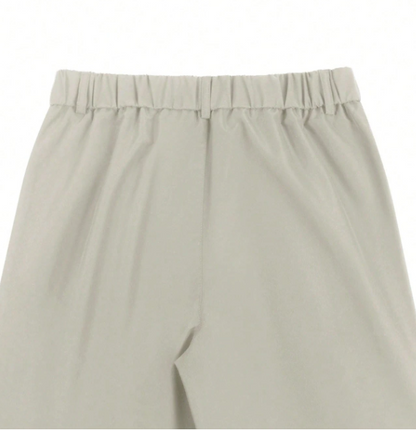 Heren Pantalon Hoge Taille Gladde Pasvorm