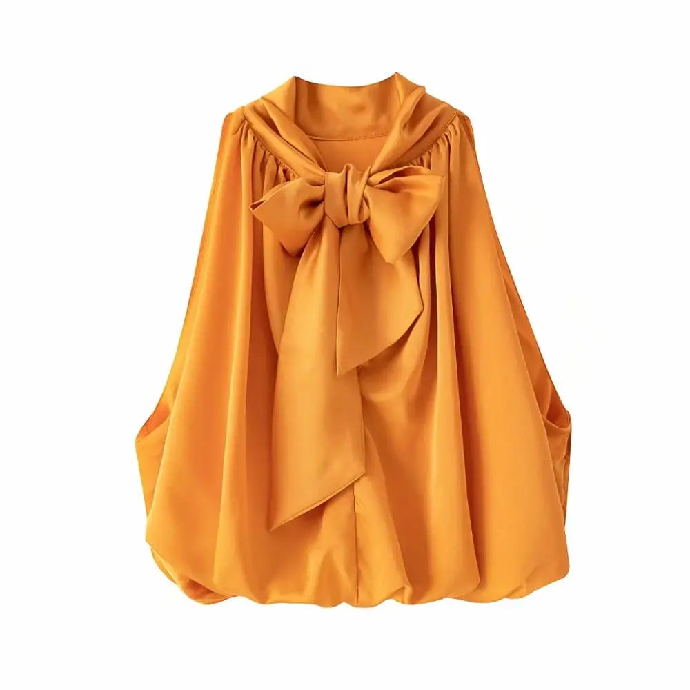 Dames Haltertop Oranje Kort Zomer Topje