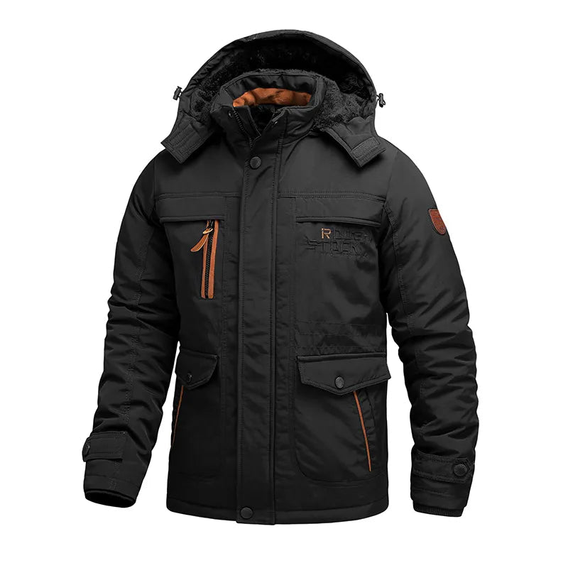 Heren Winterjas Waterdicht Gevoerd Warme Parka - StudioMarella