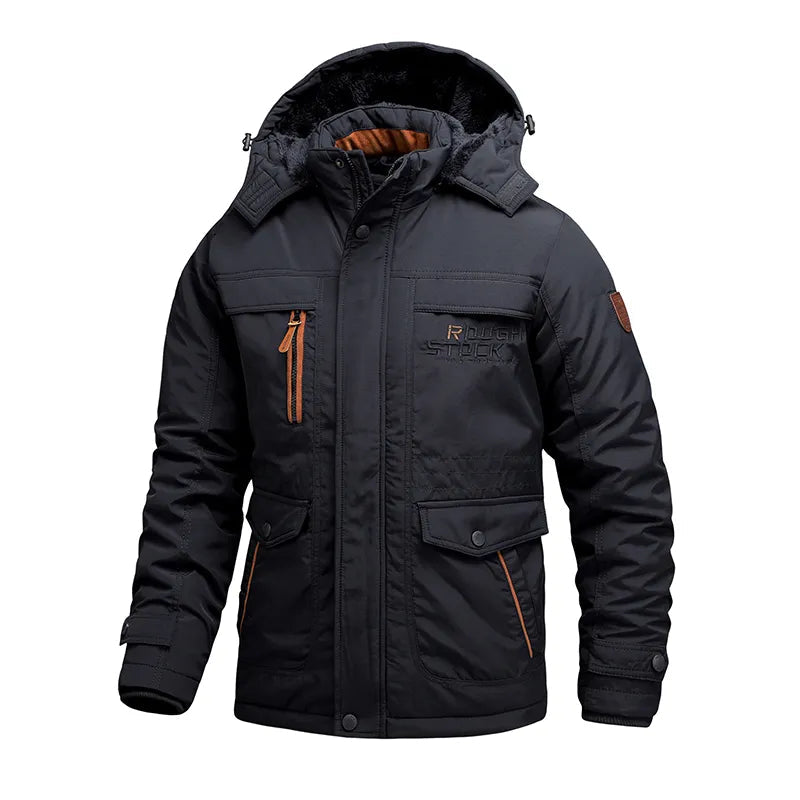 Heren Winterjas Waterdicht Gevoerd Warme Parka