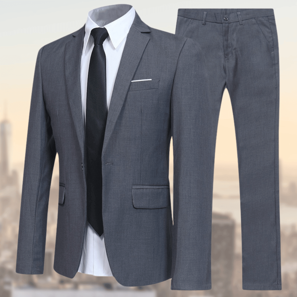 Heidi | Elegante Completo Uomo Slim Fit – Giacca e Pantaloni in Viscosa per Occasioni Speciali 7