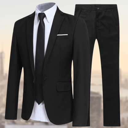 Heidi | Elegante Completo Uomo Slim Fit – Giacca e Pantaloni in Viscosa per Occasioni Speciali 8