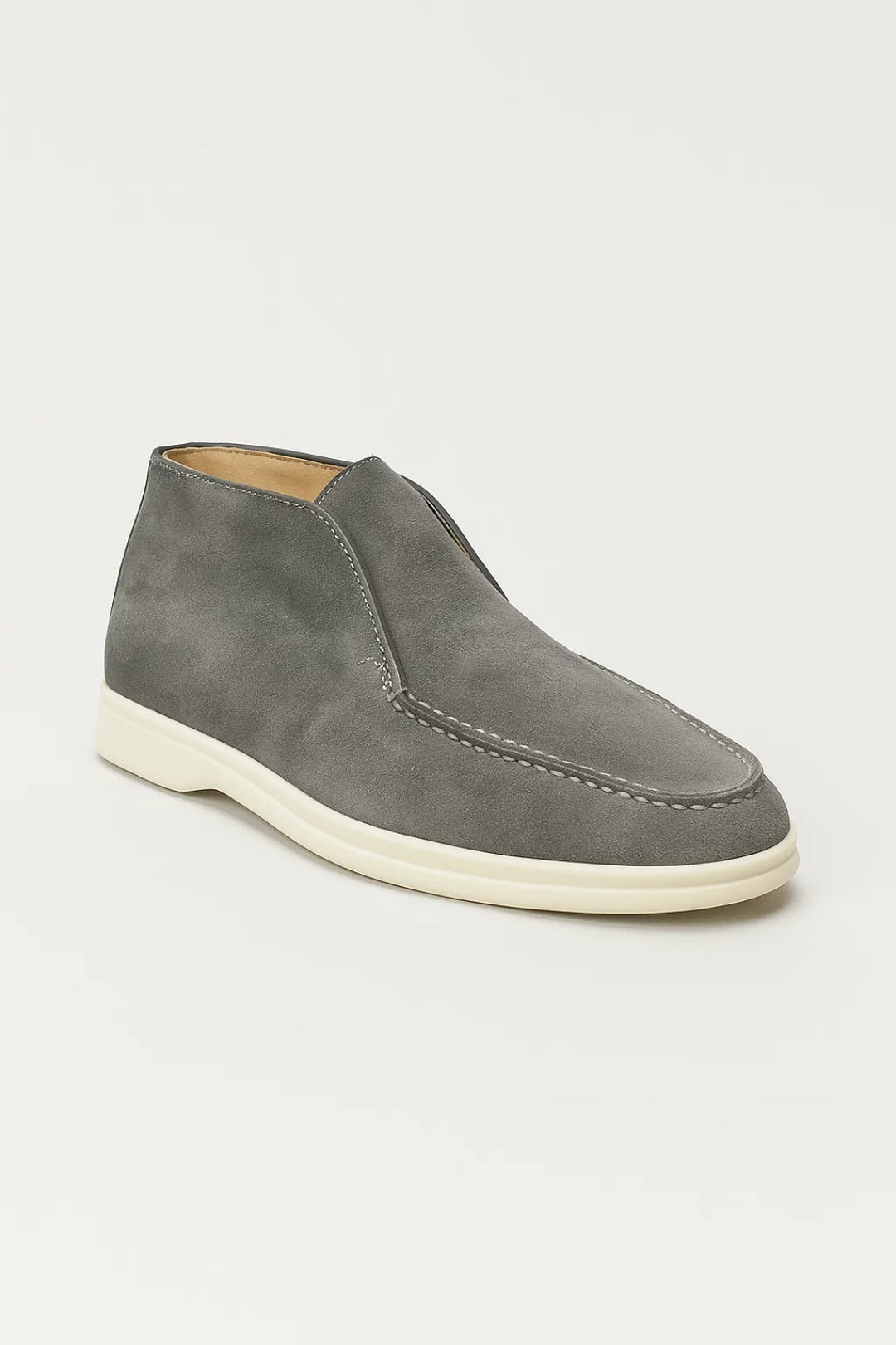 Heren Slip On Schoen Minimalistisch Elegant Leer Zwart - StudioMarella
