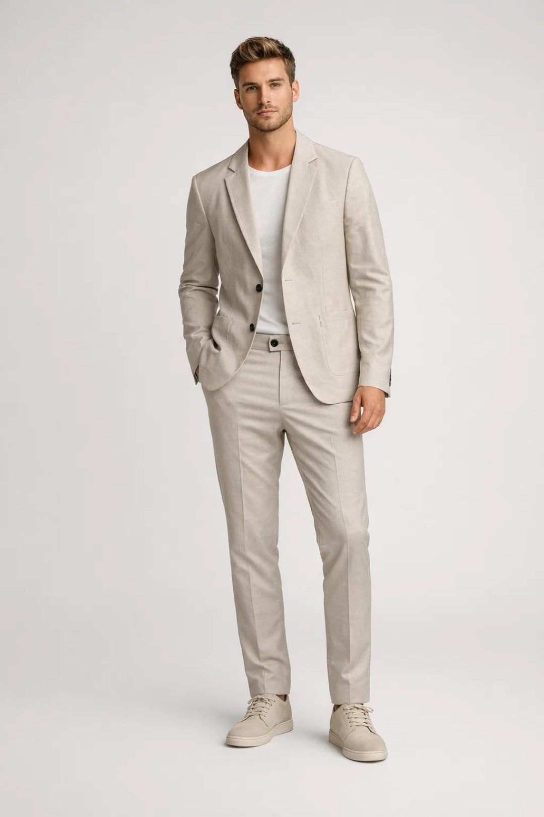 Heren Set Lente - Elegant Gebloemd Overshirt - StudioMarella