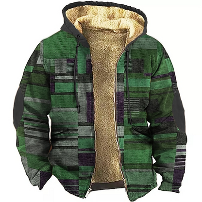 Heren Vest Fleece Lined Warm met Capuchon