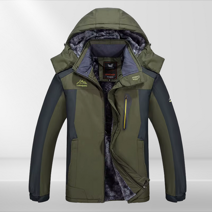 Waterdichte Heren Winterjas met Warme Fleece Binnenkant