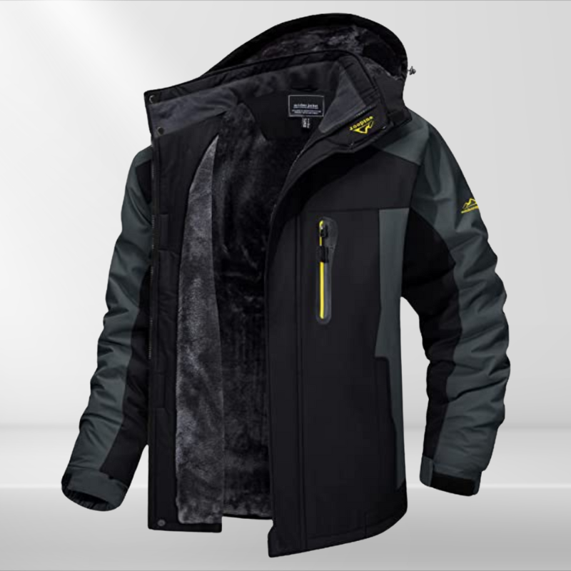 Waterdichte Heren Winterjas met Warme Fleece Binnenkant