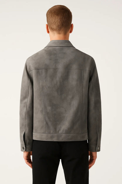 Heren Jack Met Knoopsluiting Comfortabel Minimalistisch Model
