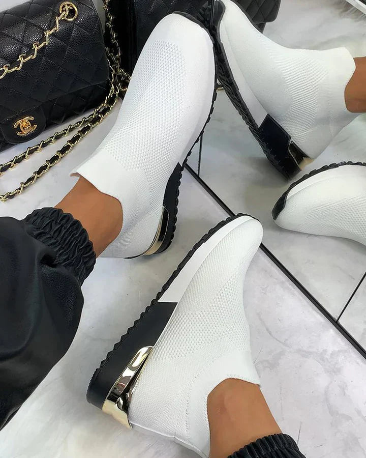 Dames Slip-on Sneakers Comfortabele Lichtgewicht Schoenen
