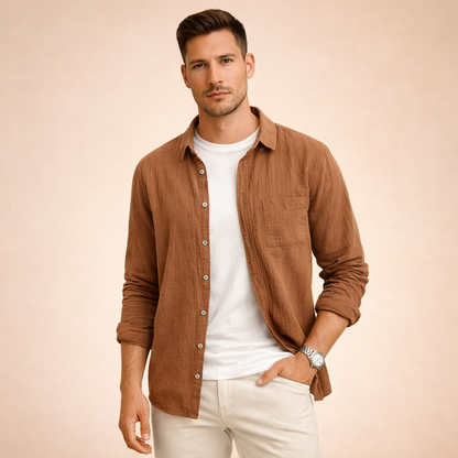 Herenshirt met Lange Mouwen voor Iedere Gelegenheid