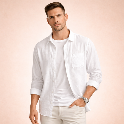Herenshirt met Lange Mouwen voor Iedere Gelegenheid
