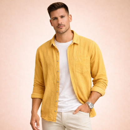 Herenshirt met Lange Mouwen voor Iedere Gelegenheid