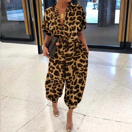Zomer Jumpsuit Hoge Taille Elegant Lange Mouw - StudioMarella