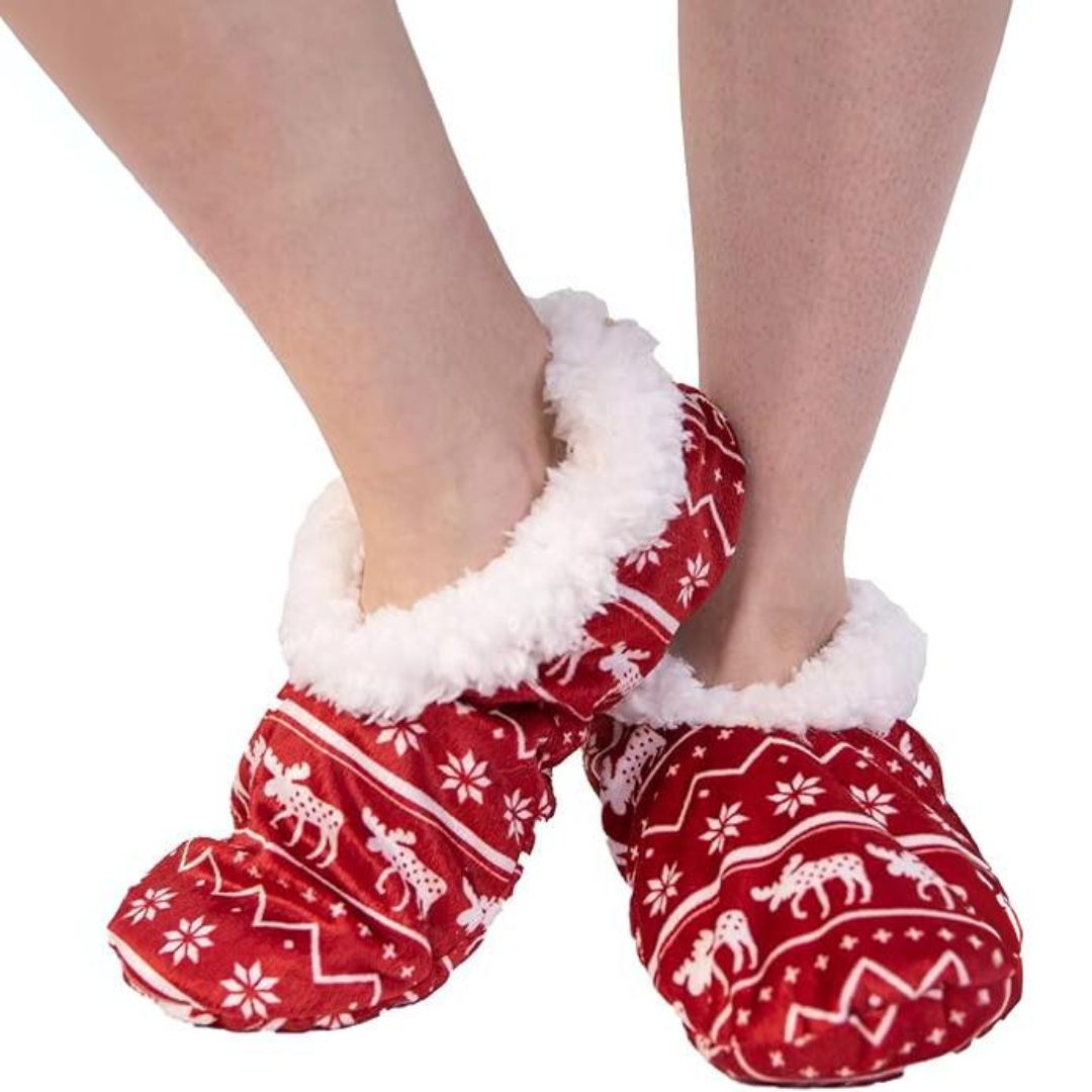 Dames Slofsokken Zachte Fleece Antislip Warme Sokken - StudioMarella